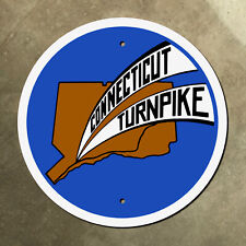 Connecticut Turnpike highway marker road sign route shield 1958 16x16 picture