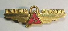 1940s Interstate Airlines Enameled Wing Pin -  Inter State - PB picture