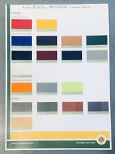 Lotus Elise Exterior Colour Color Chart Sheet Brochure Early 2000
