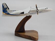 Fokker 50 Flugfelag Islands Air Iceland Airplane Desk Wood Model Small New picture