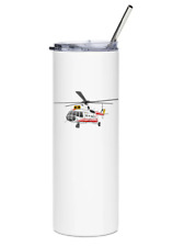 Mil Mi-8 Stainless Steel Water Tumbler with straw - 20oz. picture