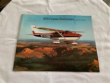 Vintage Original 1974 Cessna Staitionairs Turbo and Standard Sales Brochure picture