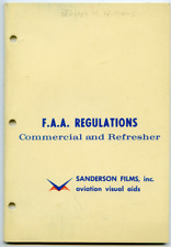1962 Commercial And Refresher FAA Regulations Aviation Visual Aids Pilots picture