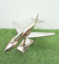 Aluminum Aircraft Model Nautical Airplane Table Top Decor Silver Desk top Decor picture