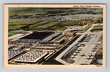 Wichita KS-Kansas, Boeing Plant, Aerial, Antique, Vintage c1955 Postcard picture