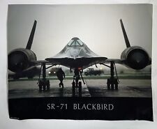 1986 Colored Glossy Print SR-71 Blackbird 20”x16” picture