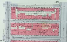 1934 APOLLO THEATRE HARLEM MANHATTAN NEW YORK CITY G.W. BROMLEY LAND STREET MAP picture