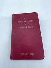 Railroad THE CONSOLIDATED CODE of OPERATING Rules 1959 Ed. Chicago Milwaukee picture