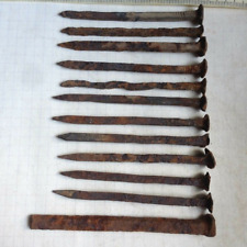 ROMAN IRON NAILS 1st - 2nd CENTURY AD. Ancient Large Nails. Forged nails picture