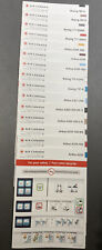 FULL 15 Card Air Canada Safety Card Set picture