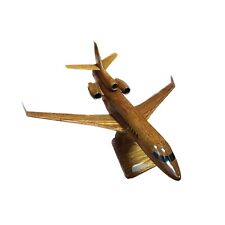 Falcon 7X Mahogany Wood Desktop Airplane Model picture