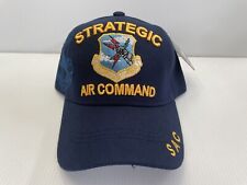 STRATEGIC AIR COMMAND Ball Cap US Air Force USAF Vietnam Gulf War SAC Hat BLUE picture