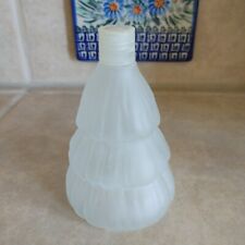 Vintage Avon Perfume Bottle Frosted Tree 4
