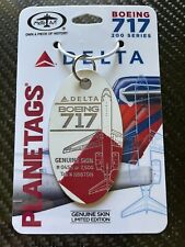 MotoArt Planetags Delta Airlines Boeing 717 FLAG TAG Low #453 SOLD OUT Unique picture