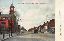 Main Street, North of College St., Middletown, CT, Early Postcard, Unused picture