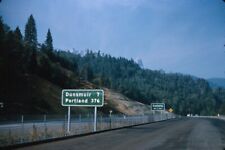 1960s Highway 5 North California Sign Dunsmuir Portland Vintage 35mm Slide picture