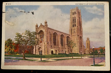 Vintage Postcard 1943 U. of Chicago (Rockefeller) Chapel, Chicago, Illinois (IL) picture