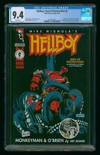 HELLBOY SEED OF DESTRUCTION #2 (1994) CGC 9.4 DARK HORSE WHITE PAGES picture