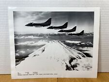 Douglas A-4 A4D-1 Skyhawks STAMPED VMA USMC FLYING OVER MOUNT FUGI JAPAN 4-30-58 picture