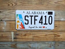 Alabama Expired 2019 Support the Arts License Plate Auto Tag STF410 picture