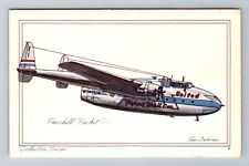Fairchild Packet C-82A, Plane, Transportation Antique Vintage Souvenir Postcard picture