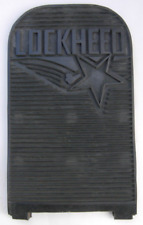 Lockheed Constellation Rubber Rudder Pedal Mat Dated 1955 - Half Wing Star Logo picture