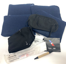 Lot of 4 New American Airlines Shinola Detroit Business Class Blue Amenity Kits picture