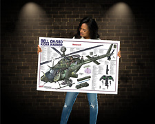 Bell OH-58D Kiowa Warrior cutaway poster   24