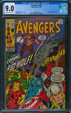 Avengers #80 ⭐ CGC 9.0 ⭐ 1st Appearance of RED WOLF Marvel Comic 1970 picture