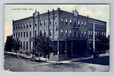 Billings MT-Montana, Grand Hotel, Advertisement, Antique, Vintage Postcard picture