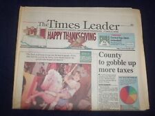1996 NOVEMBER 28 WILKES-BARRE TIMES LEADER - HAPPY THANKSGIVING - NP 8172 picture