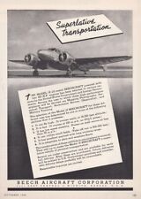 1940 Beechcraft 18 Aircraft ad 11/8/2022e picture