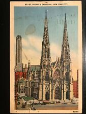 Vintage Postcard 1943 St. Patrick's Cathedral New York City picture