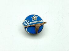 RARE USA Aviation Grumman Lapel Pin - Sterling Silver Backing picture