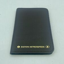Vintage Eastern Airlines Leather Metro Express Pilot Notepad Notebook NEW NOS picture