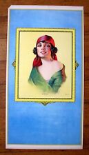 1930s Deco Style Pinup Girl Picture Woman Turban Head Wrap by Wilson Marcheta picture