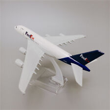 Air FEDEX Express Airbus A380 Airlines Airplane Model Plane Metal Aircraft 16cm picture