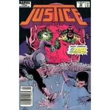 Justice (1986 series) #29 Newsstand in Near Mint condition. Marvel comics [y@ picture