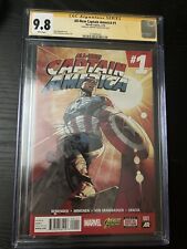 All-New Captain America #1 CGC 9.8 (2015) Signed By Anthony Mackie picture