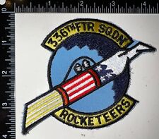 USAF 336th Fighter Squadron Rocketeers Patch picture
