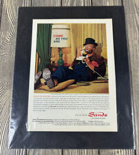 Vintage Come As You Are Sands Las Vegas Red Skelton Ad Promo 11” X 8 1/8” picture