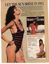 Vtg Print Ad 1980s 1985 Sports Illiustrated Swimsuit Calendar Woman Drexel Hill picture