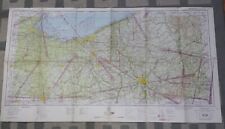 Vtg Cleveland 1944 Sectional Aeronautical Chart Map (U-8) Map Decor 44x24 picture