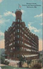 Postcard Rennert Hotel Liberty + Saratoga Streets Baltimore MD  picture