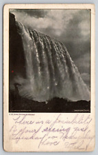 Postcard NY Niagara Falls American Falls UDB A17 picture