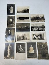 Lot Of 14 Real Photo Picture & Postcards Europe Alaska United State Early 1900’s picture