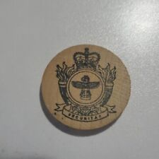 Canadian Forces Wooden Coin School of Intelligence and Security CFB Borden Ont picture