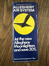 Vintage Allegheny Airlines - System Timetable - October 29, 1972 picture