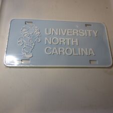 10 VTG UNIVERSITY OF NORTH CAROLINA   Booster License Plate New Sealed picture