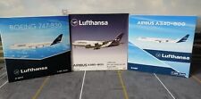 Lufthansa TRIPLE SET Airbus A380/A340-600 & B747-8i 1/400 by Phoenix /AV400, MIB picture